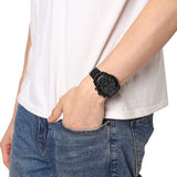 Buy Shop Fossil Bronson Chronograph Black Dial Black Steel Strap Watch for Men - FS5712 USA Online