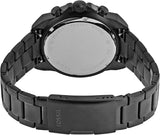 Buy Shop Fossil Bronson Chronograph Black Dial Black Steel Strap Watch for Men - FS5853 USA Online