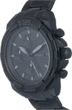 Buy Shop Fossil Bronson Chronograph Black Dial Black Steel Strap Watch for Men - FS5853 USA Online