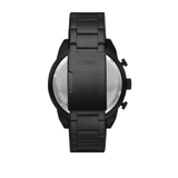 Buy Shop Fossil Bronson Chronograph Black Dial Black Steel Strap Watch for Men - FS5876 USA Online