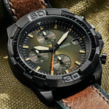 Buy Shop Fossil Bronson Chronograph Black Dial Brown Leather Strap Watch for Men - FS5856 USA Online
