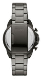 Buy Shop Fossil Bronson Chronograph Black Dial Grey Steel Strap Watch for Men - FS5852 USA Online