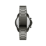 Buy Shop Fossil Bronson Chronograph Black Dial Grey Steel Strap Watch for Men - FS5852 USA Online
