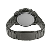 Buy Shop Fossil Bronson Chronograph Black Dial Grey Steel Strap Watch for Men - FS5852 USA Online