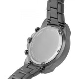Buy Shop Fossil Bronson Chronograph Black Dial Grey Steel Strap Watch for Men - FS5852 USA Online
