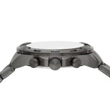Buy Shop Fossil Bronson Chronograph Black Dial Grey Steel Strap Watch for Men - FS5852 USA Online