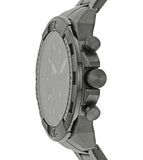 Buy Shop Fossil Bronson Chronograph Black Dial Grey Steel Strap Watch for Men - FS5852 USA Online