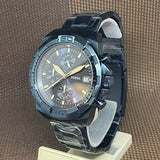 Buy Shop Fossil Bronson Chronograph Blue Dial Blue Steel Strap Watch for Men - FS5916 USA Online