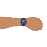 Buy Shop Fossil Bronson Chronograph Blue Dial Blue Steel Strap Watch for Men - FS5916 USA Online