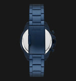 Buy Shop Fossil Bronson Chronograph Blue Dial Blue Steel Strap Watch for Men - FS5916 USA Online