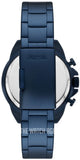 Buy Shop Fossil Bronson Chronograph Blue Dial Blue Steel Strap Watch for Men - FS5916 USA Online