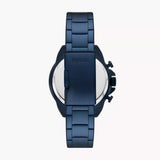 Buy Shop Fossil Bronson Chronograph Blue Dial Blue Steel Strap Watch for Men - FS5916 USA Online