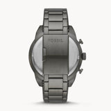 Buy Shop Fossil Bronson Chronograph Blue Dial Grey Steel Strap Watch for Men - FS5711 USA Online