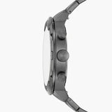 Buy Shop Fossil Bronson Chronograph Blue Dial Grey Steel Strap Watch for Men - FS5711 USA Online