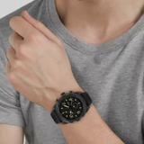 Buy Shop Fossil Bronson Chronograph Brown Dial Brown Leather Strap Watch for Men - FS5713 USA Online