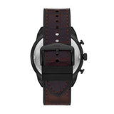 Buy Shop Fossil Bronson Chronograph Brown Dial Brown Leather Strap Watch for Men - FS5713 USA Online