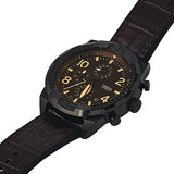 Buy Shop Fossil Bronson Chronograph Brown Dial Brown Leather Strap Watch for Men - FS5713 USA Online