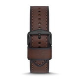 Buy Shop Fossil Bronson Chronograph Brown Dial Brown Leather Strap Watch for Men - FS5875 USA Online