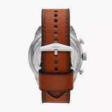 Buy Shop Fossil Bronson Chronograph Green Dial Brown Leather Strap Watch for Men - FS5738 USA Online