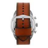 Buy Shop Fossil Bronson Chronograph Green Dial Brown Leather Strap Watch for Men - FS5738 USA Online