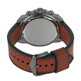 Buy Shop Fossil Bronson Chronograph Grey Dial Brown Leather Strap Watch for Men - FS5855 USA Online
