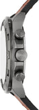 Buy Shop Fossil Bronson Chronograph Grey Dial Brown Leather Strap Watch for Men - FS5855 USA Online