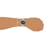 Buy Shop Fossil Bronson Chronograph Red Dial Silver Steel Strap Watch for Men - FS5878 USA Online