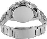 Buy Shop Fossil Bronson Chronograph Red Dial Silver Steel Strap Watch for Men - FS5878 USA Online