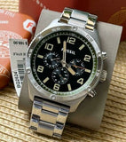 Buy Shop Fossil Brox Multifunction Black Dial Silver Steel Strap Watch for Women - BQ2797 USA Online