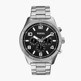 Buy Shop Fossil Brox Multifunction Black Dial Silver Steel Strap Watch for Women - BQ2797 USA Online
