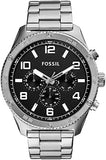 Buy Shop Fossil Brox Multifunction Black Dial Silver Steel Strap Watch for Women - BQ2797 USA Online