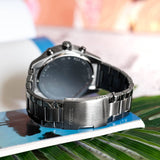 Buy Shop Fossil Brox Multifunction Blue Dial Grey Steel Strap Watch for Men - BQ2798 USA Online