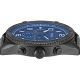 Buy Shop Fossil Brox Multifunction Blue Dial Grey Steel Strap Watch for Men - BQ2798 USA Online