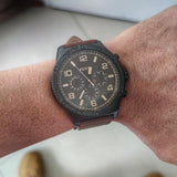 Buy Shop Fossil Brox Multifunction Brown Dial Brown Leather Strap Watch for Men - BQ2802 USA Online