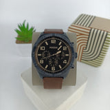 Buy Shop Fossil Brox Multifunction Brown Dial Brown Leather Strap Watch for Men - BQ2802 USA Online