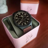 Buy Shop Fossil Brox Multifunction Brown Dial Brown Leather Strap Watch for Men - BQ2802 USA Online