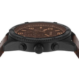 Buy Shop Fossil Brox Multifunction Brown Dial Brown Leather Strap Watch for Men - BQ2802 USA Online