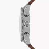 Buy Shop Fossil Brox Multifunction Green Dial Brown Leather Strap Watch for Men - BQ2801 USA Online