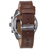 Buy Shop Fossil Brox Multifunction Grey Dial Brown Leather Strap Watch for Men - BQ2800 USA Online