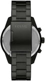 Buy Shop Fossil Brox Multifunction Maroon Dial Black Steel Strap Watch for Women - BQ2803 USA Online