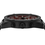 Buy Shop Fossil Brox Multifunction Maroon Dial Black Steel Strap Watch for Women - BQ2803 USA Online