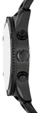 Buy Shop Fossil Brox Multifunction Maroon Dial Black Steel Strap Watch for Women - BQ2803 USA Online