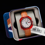 Buy Shop Fossil Candy White Dial Brown Leather Strap Watch for Women - ES3537 USA Online