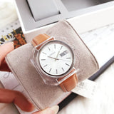 Buy Shop Fossil Candy White Dial Brown Leather Strap Watch for Women - ES3538 USA Online