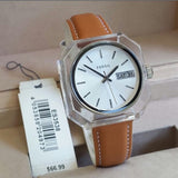 Buy Shop Fossil Candy White Dial Brown Leather Strap Watch for Women - ES3538 USA Online