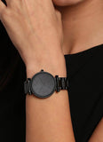 Buy Shop Fossil Carlie Black Dial Black Steel Strap Watch for Women - ES4488 USA Online
