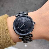 Buy Shop Fossil Carlie Black Dial Black Steel Strap Watch for Women - ES4488 USA Online