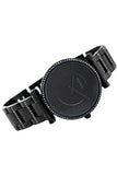 Buy Shop Fossil Carlie Black Dial Black Steel Strap Watch for Women - ES4488 USA Online