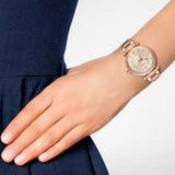 Buy Shop Fossil Carlie Rose Gold Dial Rose Gold Steel Strap Watch for Women - ES4301 USA Online