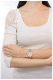 Buy Shop Fossil Carlie Rose Gold Dial Rose Gold Steel Strap Watch for Women - ES4301 USA Online